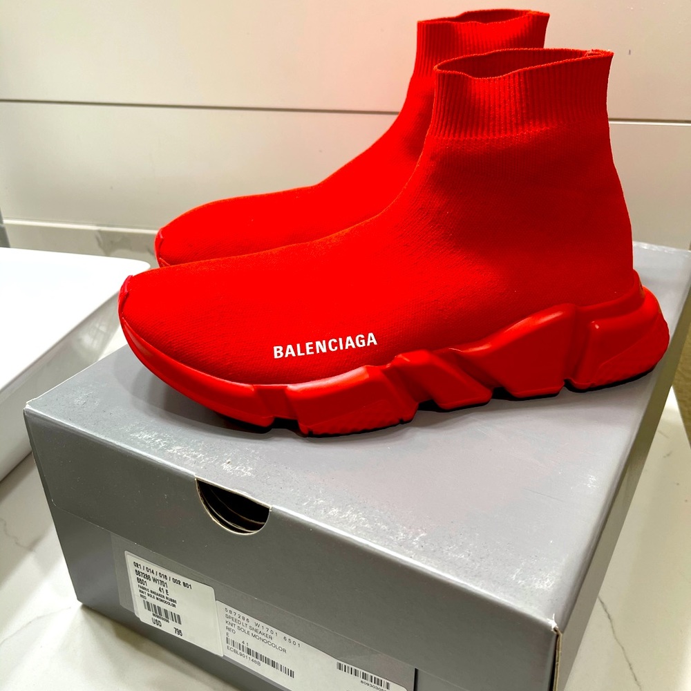 Balenciaga red size 8